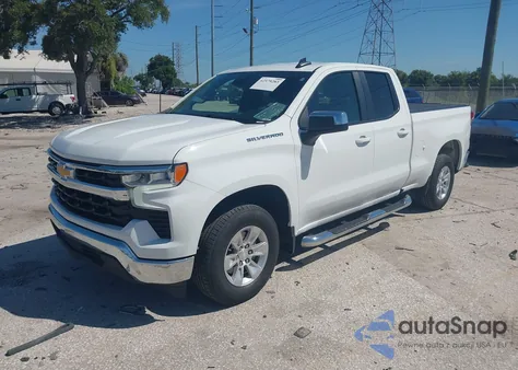 2023 Chevrolet Silverado 1500 2Wd Double Cab Standard Bed Lt из США, поврежденный, VIN 1GCRACEK4PZ206542
